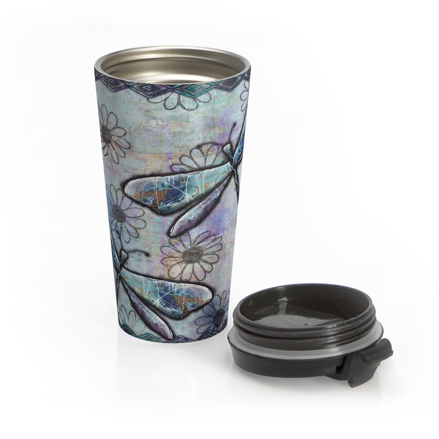 Summer Afternoon Stainless Steel Travel Mug