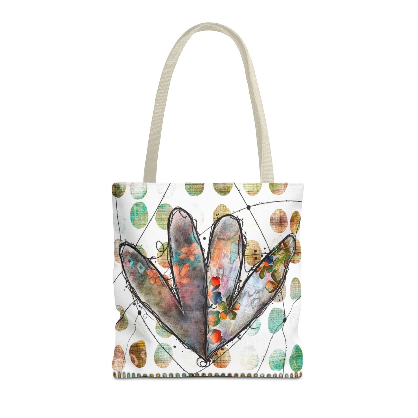 Joined Hearts Tote Bag