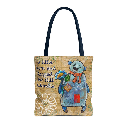 Blue Bear Tote Bag