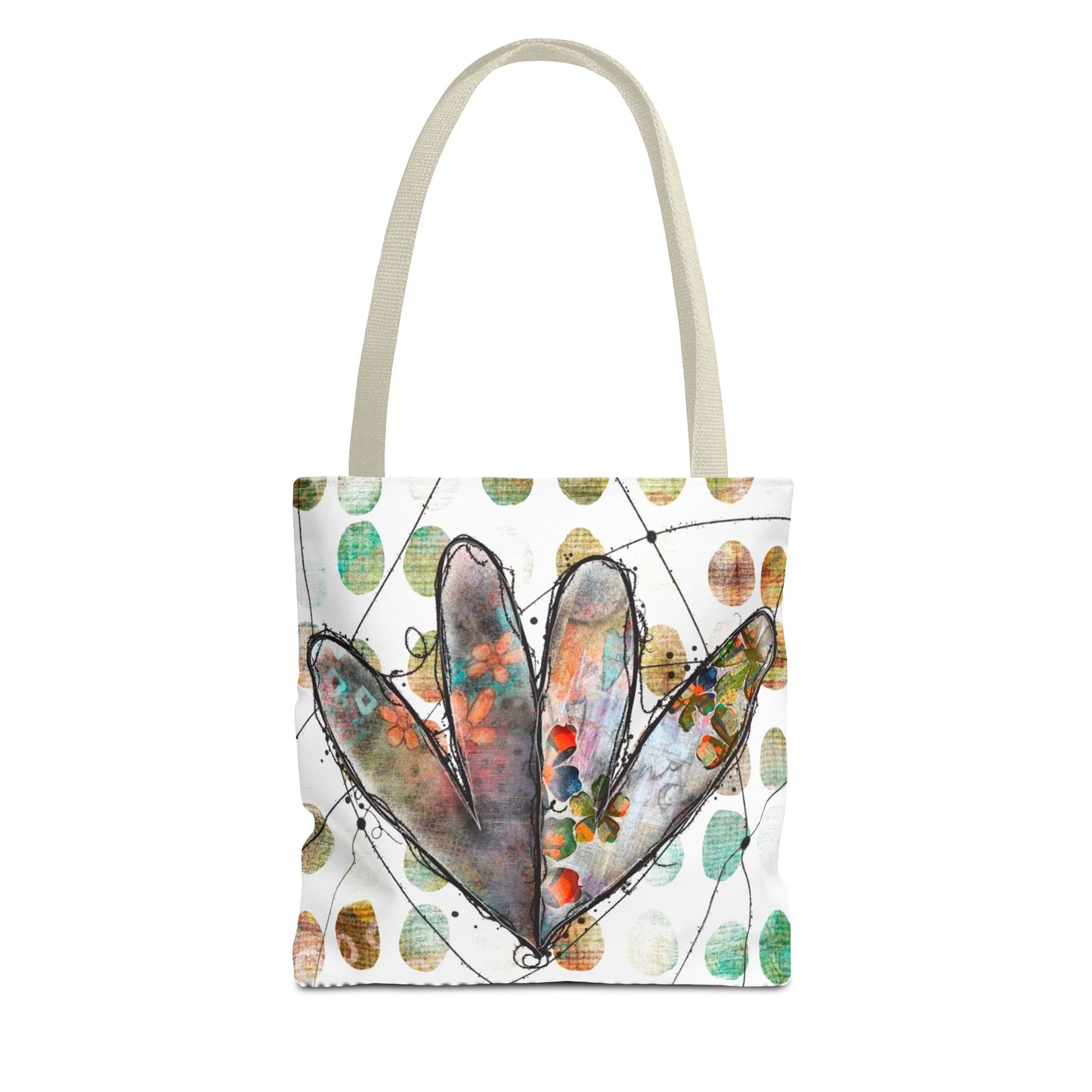 Joined Hearts Tote Bag