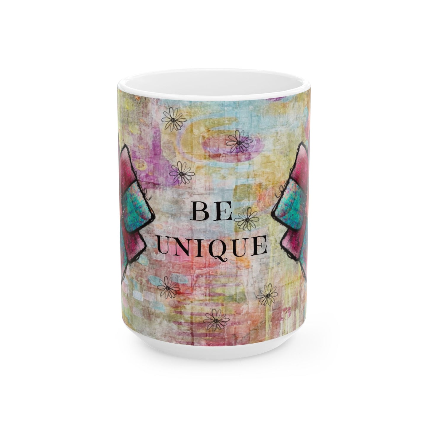 Be Unique Ceramic Mug, 15oz