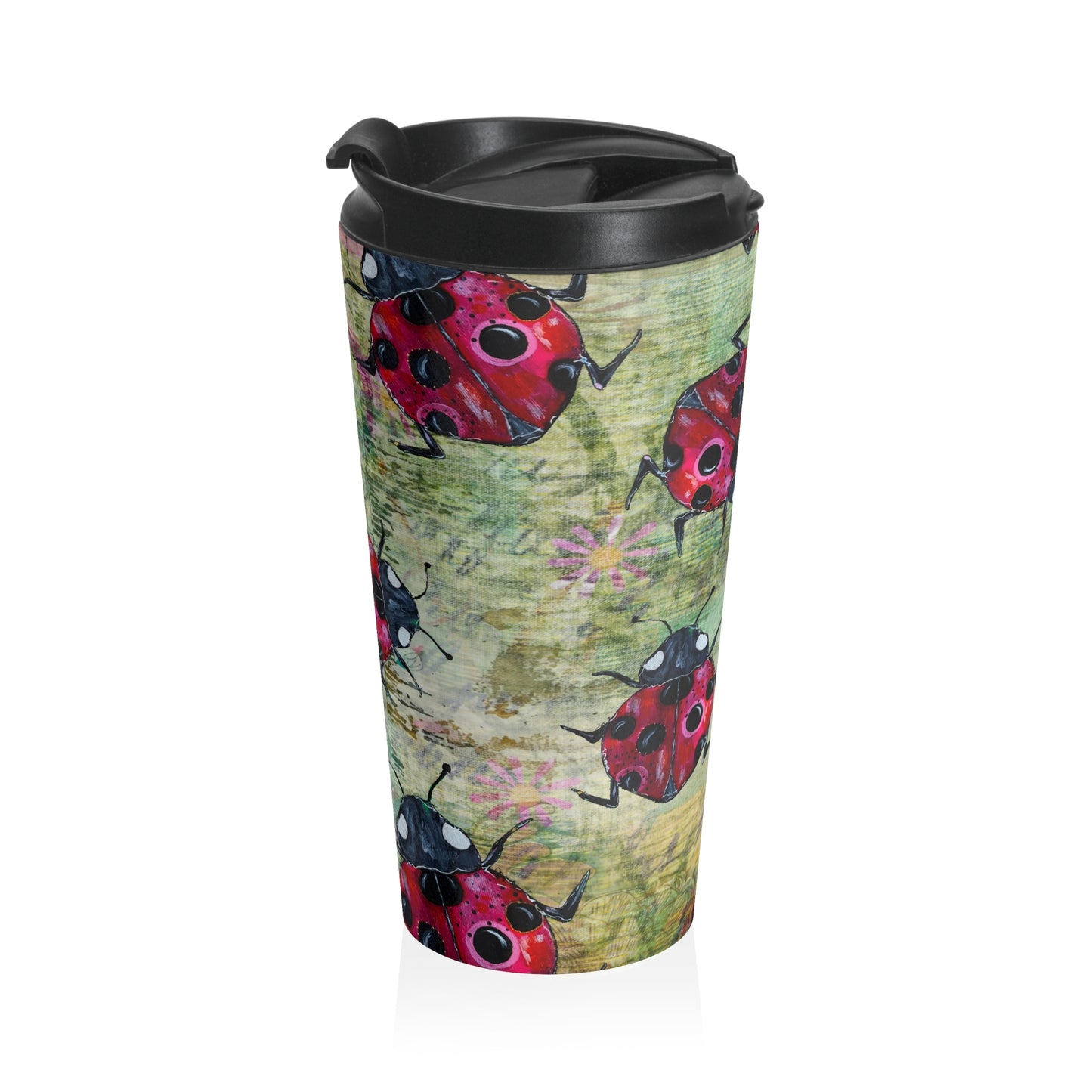 Ladybug Stainless Steel Travel Mug