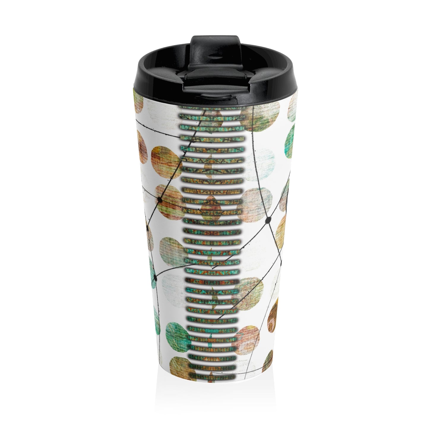 Joined Hearts Stainless Steel Travel Mug