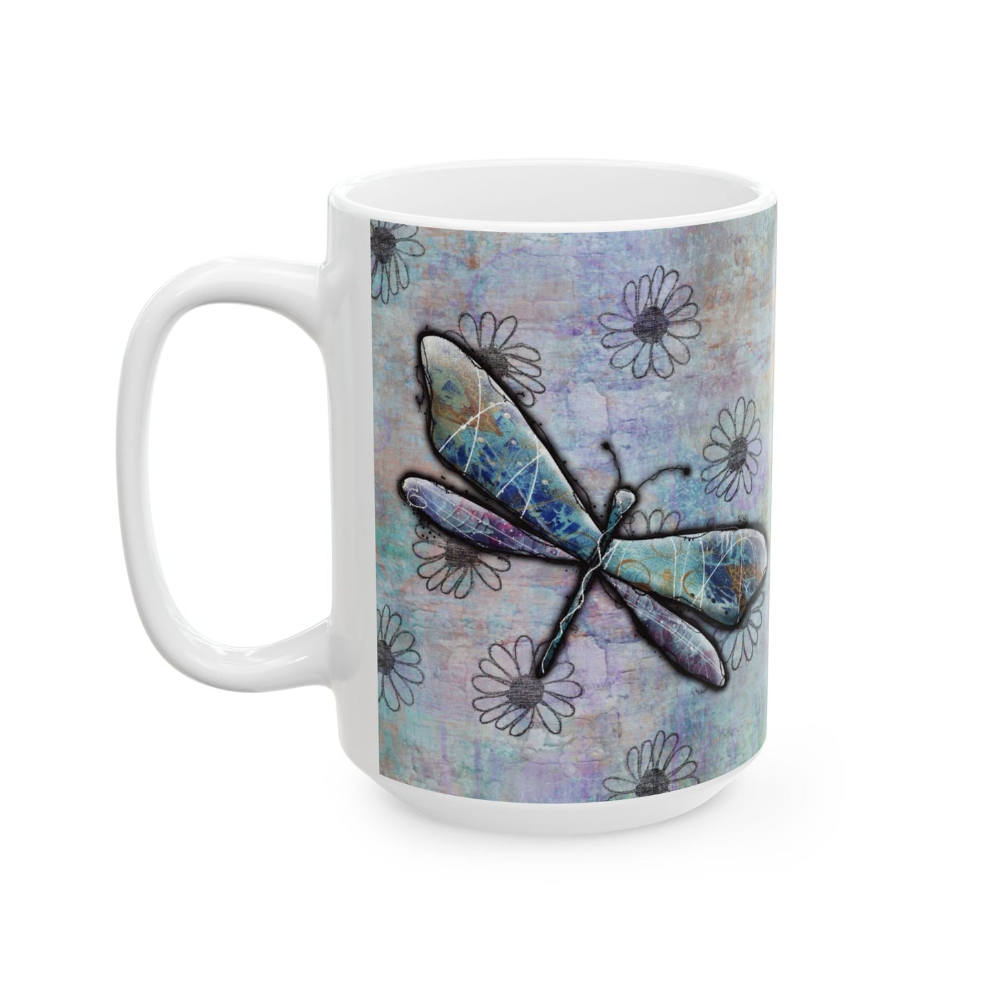 Summer Afternoon Ceramic Mug, 15oz