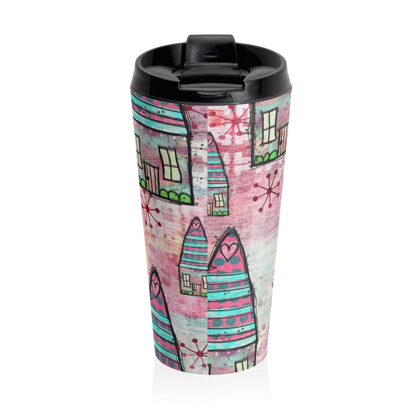 House of Pink Stainless Steel Travel Mug