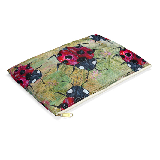 Lady Bug Accessory Pouch