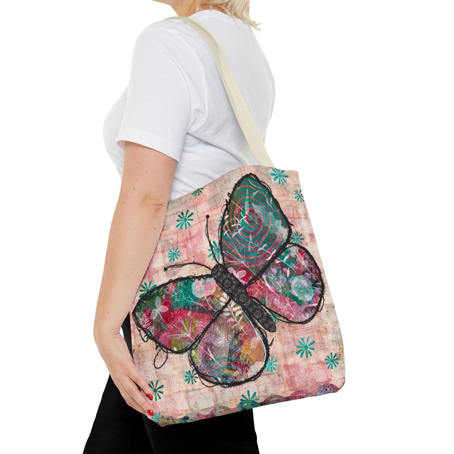 Urban Butterfly Tote Bag