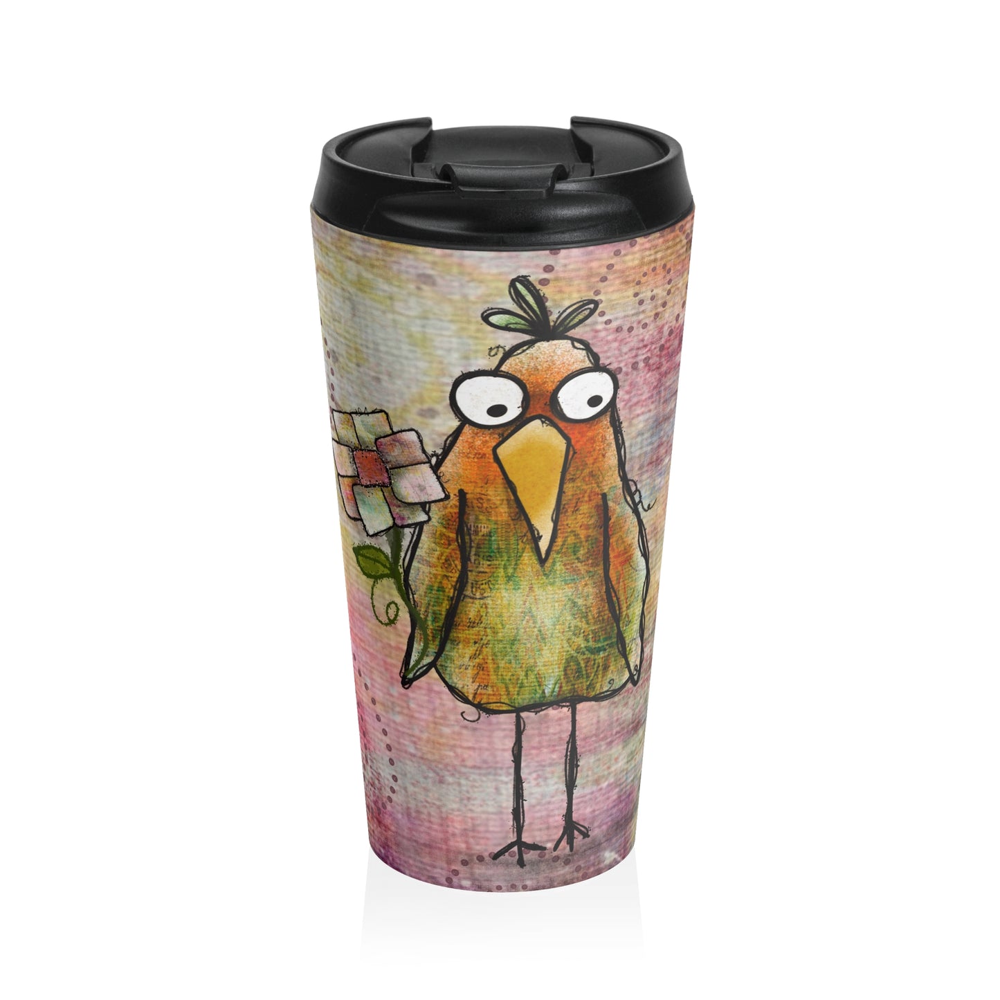 Weird Bird Stainless Steel Travel Mug