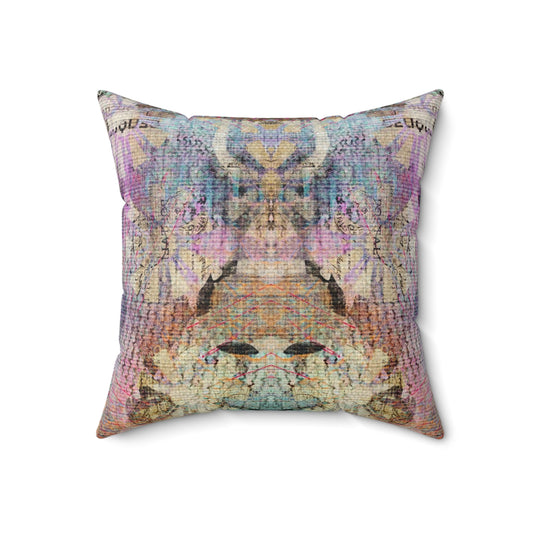 Diamonds Abstract Spun Polyester Square Pillow