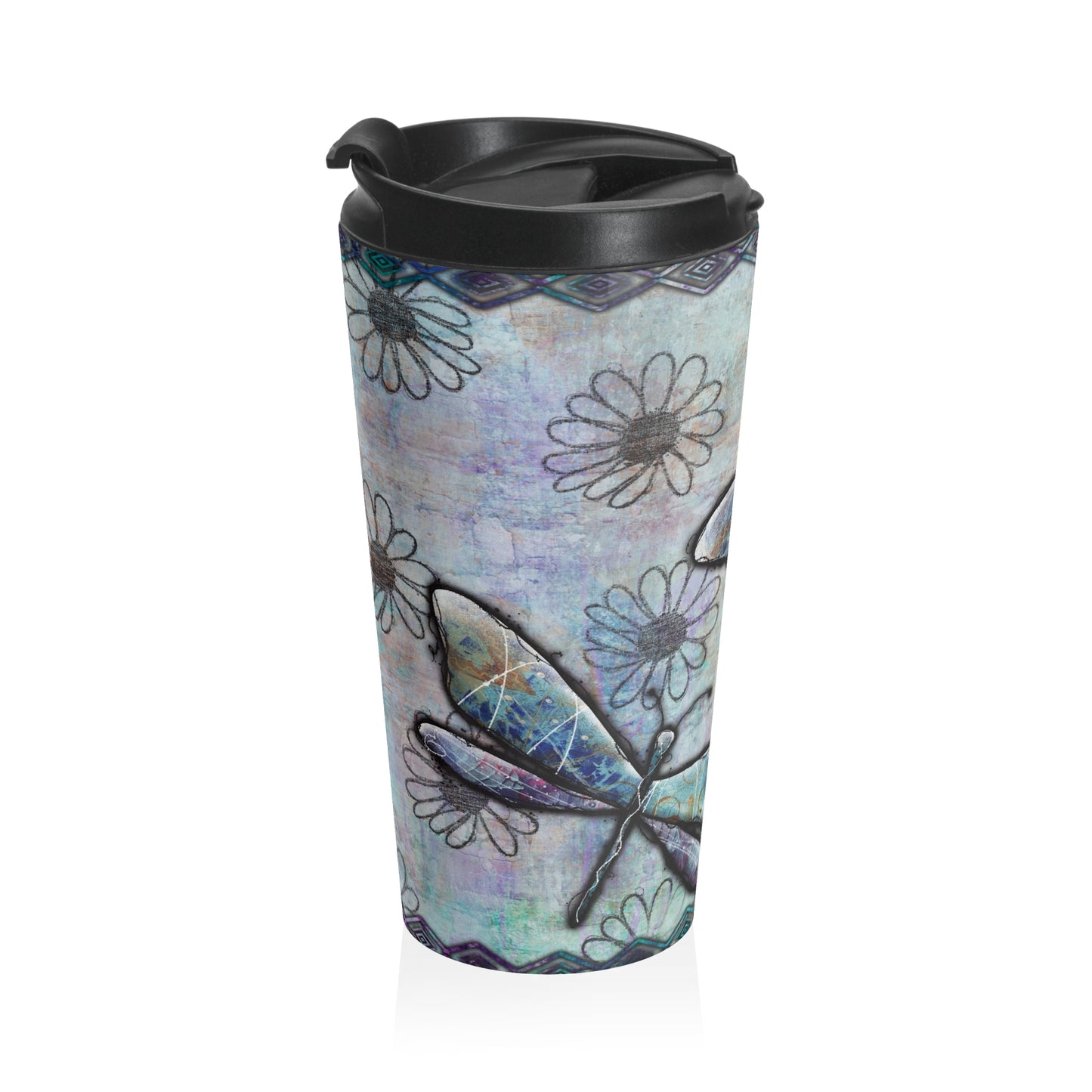 Summer Afternoon Stainless Steel Travel Mug