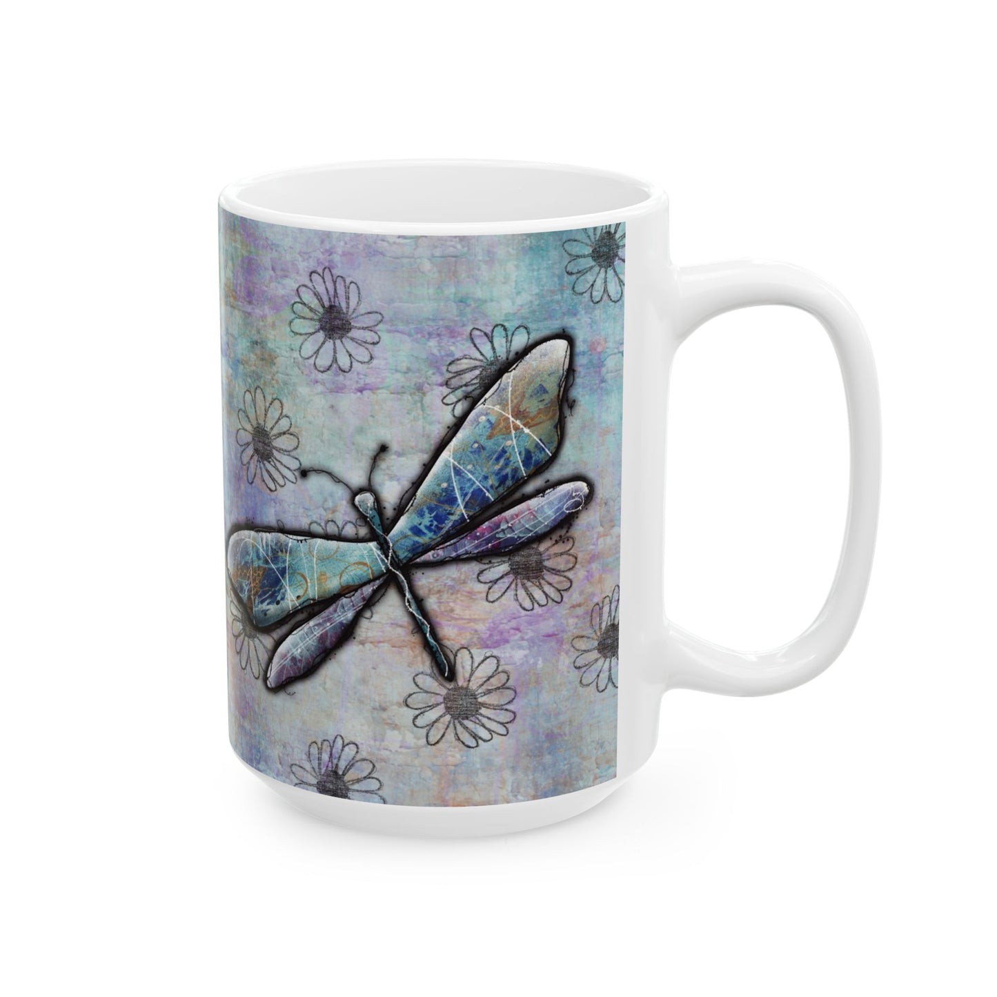 Summer Afternoon Ceramic Mug, 15oz