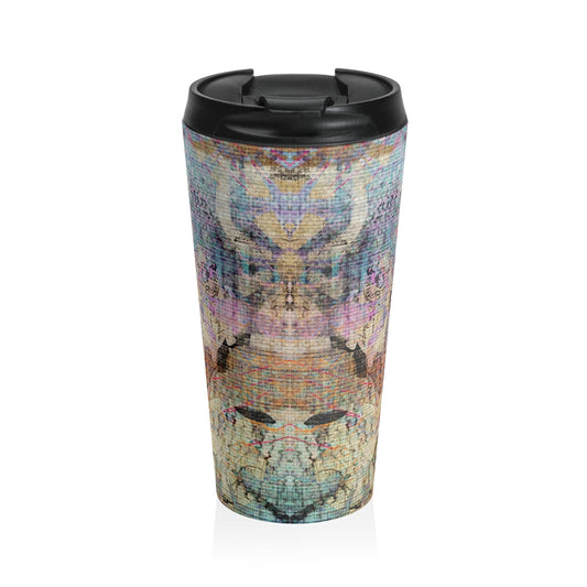 Diamonds Abstract Stainless Steel Travel Mug