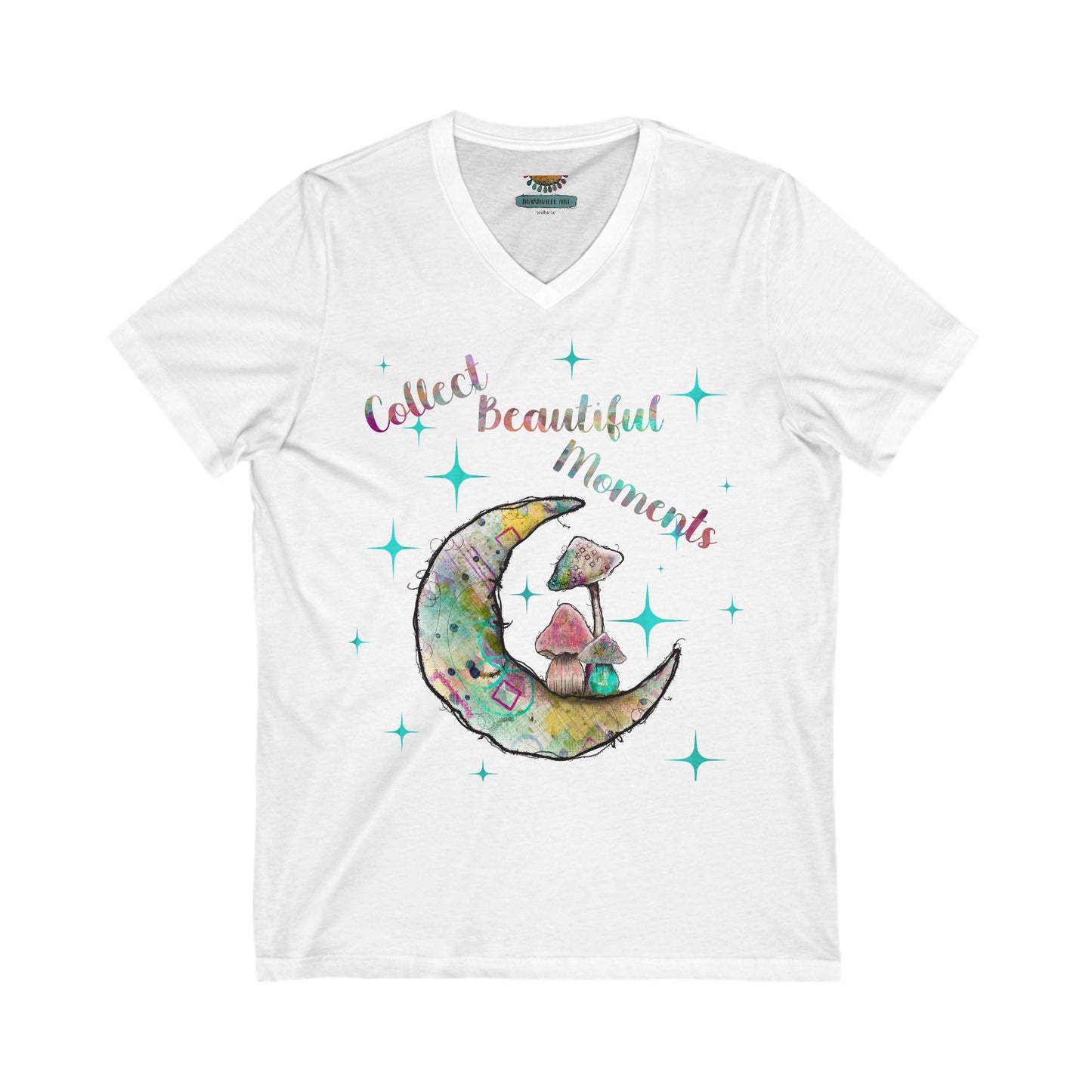 Collect Beautiful Moments Jersey Short Sleeve V-Neck Tee