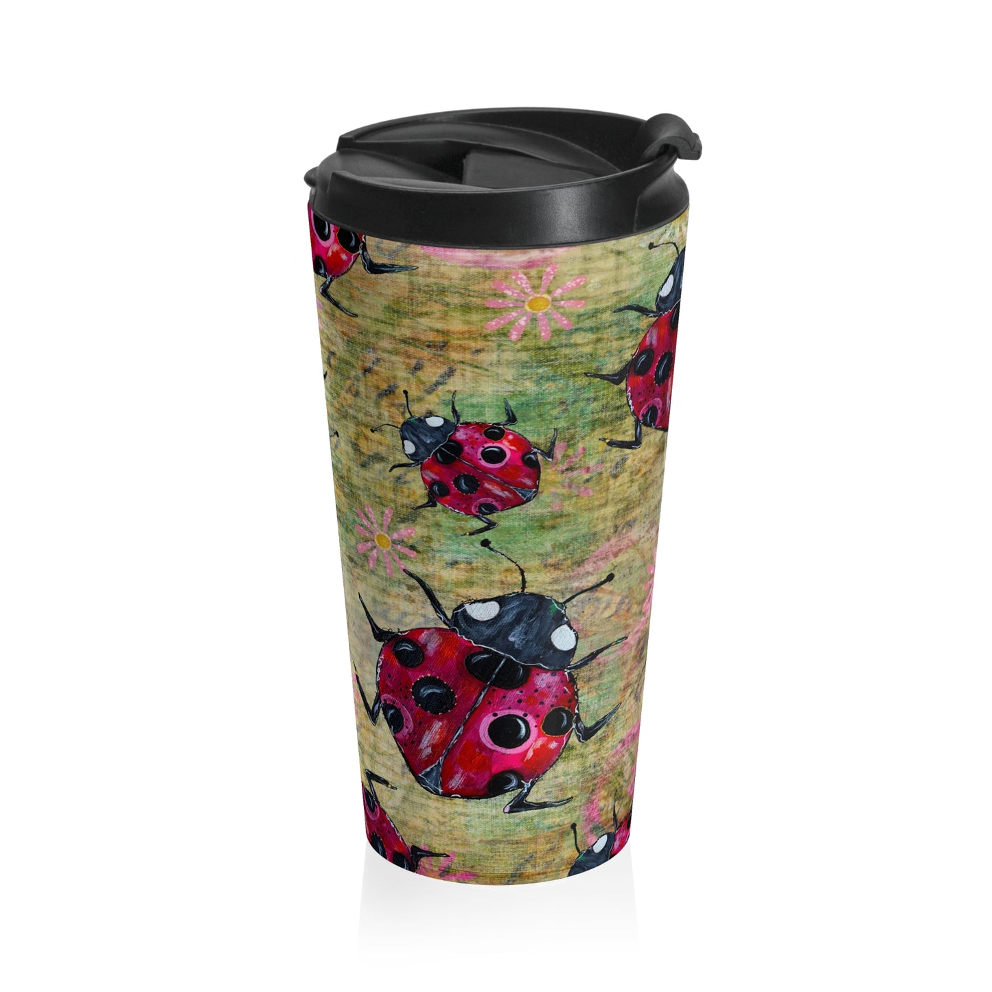 Ladybug Stainless Steel Travel Mug