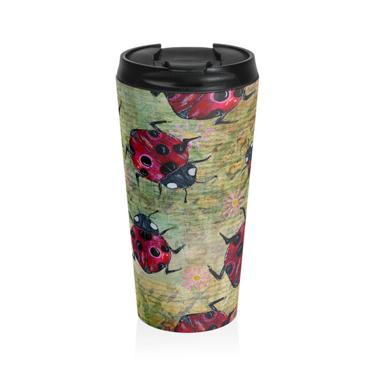 Ladybug Stainless Steel Travel Mug