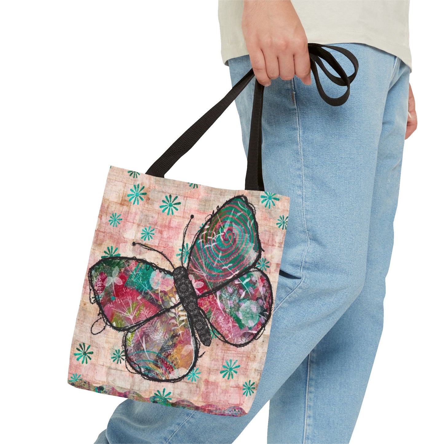 Urban Butterfly Tote Bag