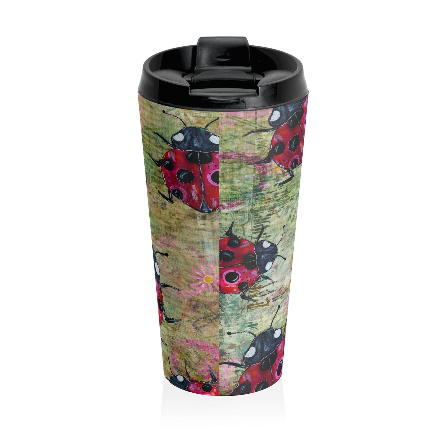 Ladybug Stainless Steel Travel Mug