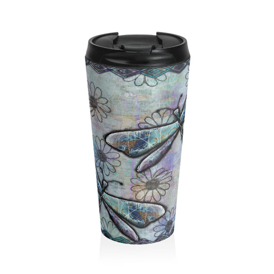 Summer Afternoon Stainless Steel Travel Mug