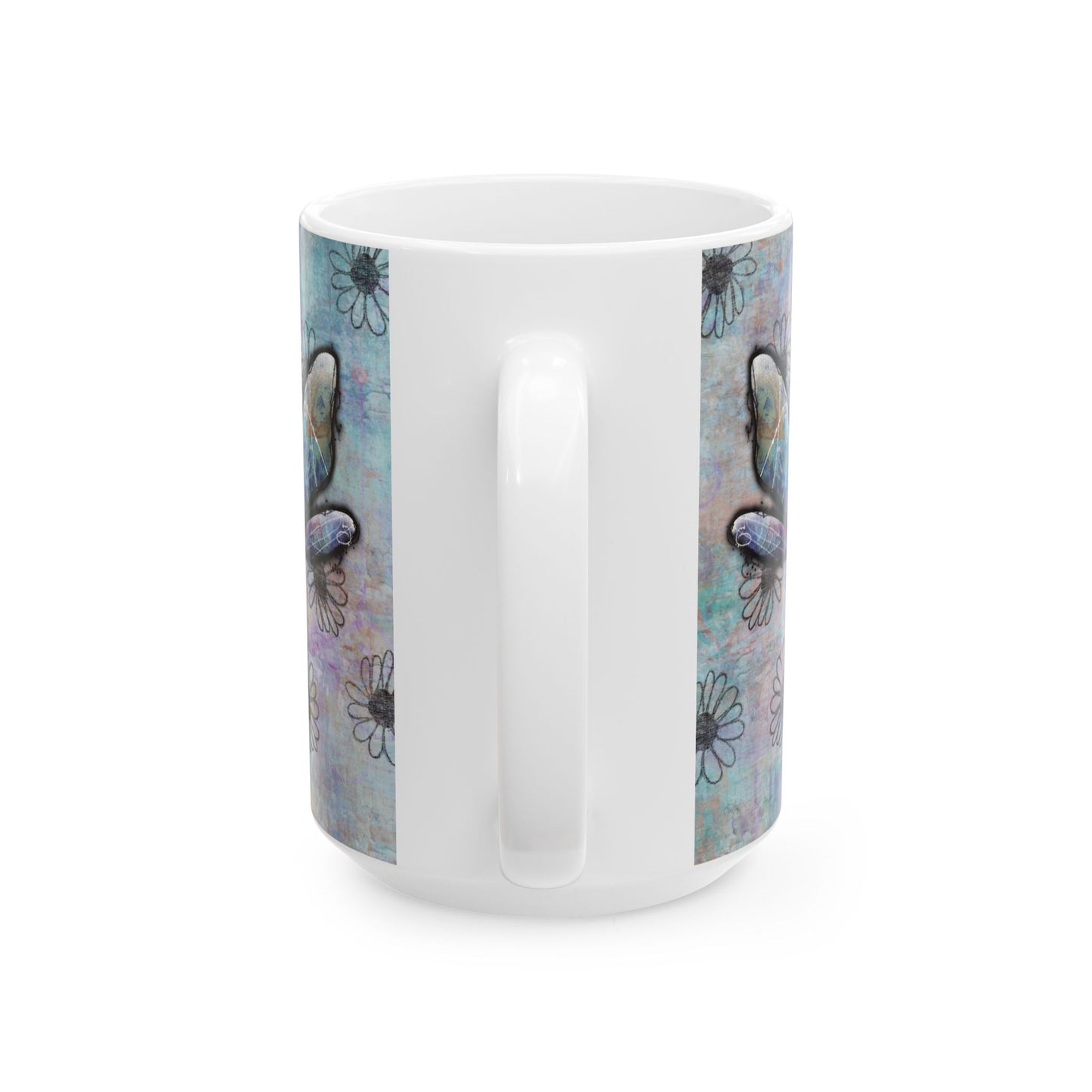 Summer Afternoon Ceramic Mug, 15oz