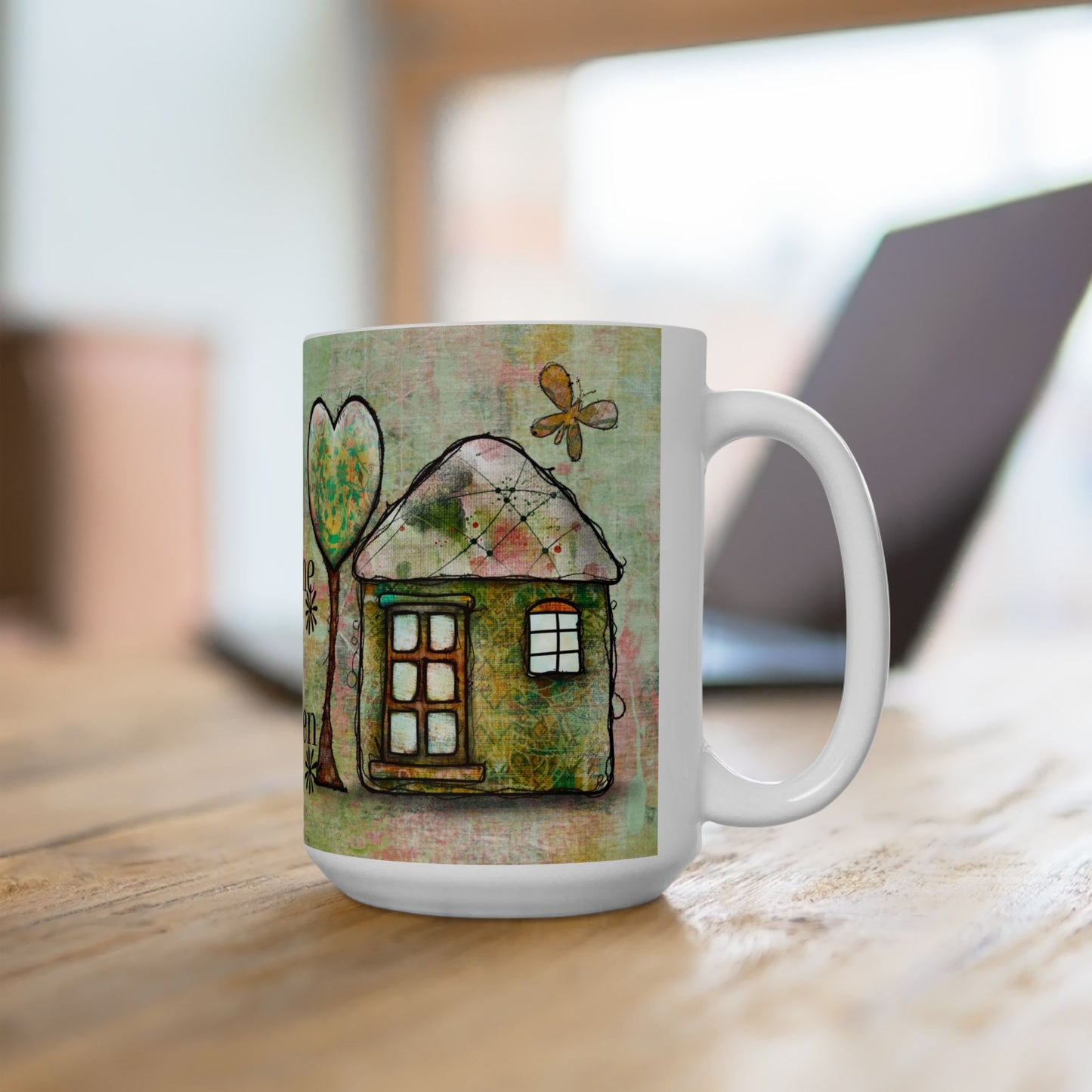 Home & Haven Ceramic Mug, 15oz